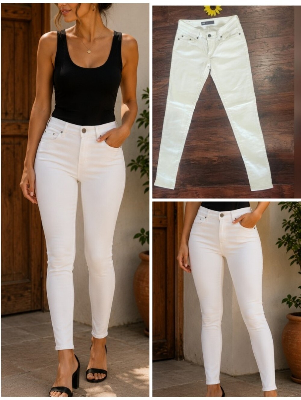 Levis WHITE LEGGINGS JEANS 🌼